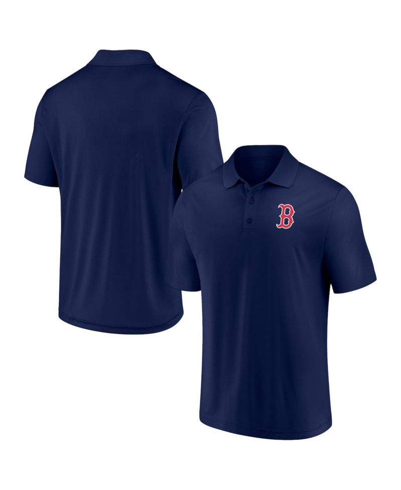 Men's Navy Boston Red Sox Primary Logo Polo Shirt