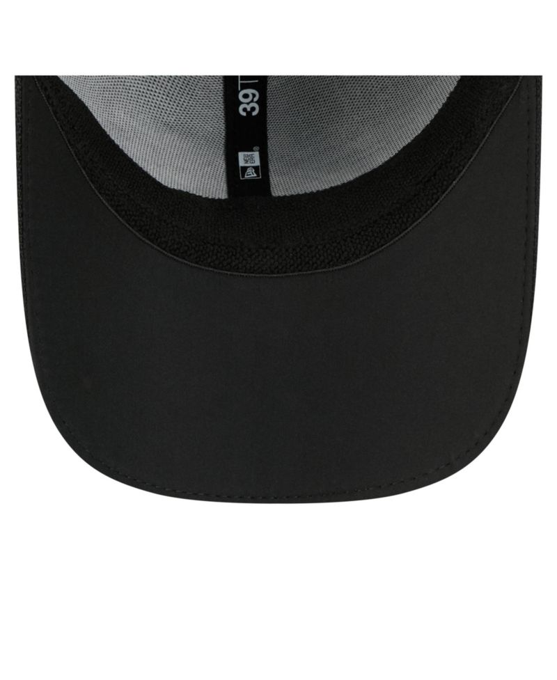Men's Midnight Green Philadelphia Eagles Visor Hit 39THIRTY Flex Hat