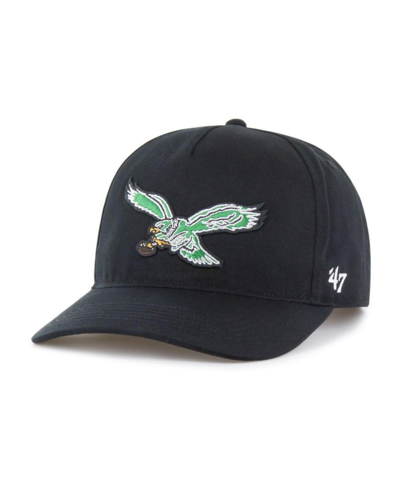 Men's Black Philadelphia Eagles Hitch Adjustable Hat