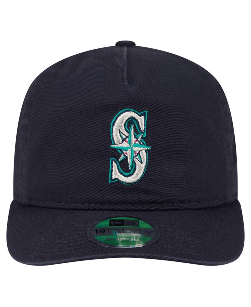 Men's Navy Seattle Mariners Team 19TWENTY Adjustable Hat