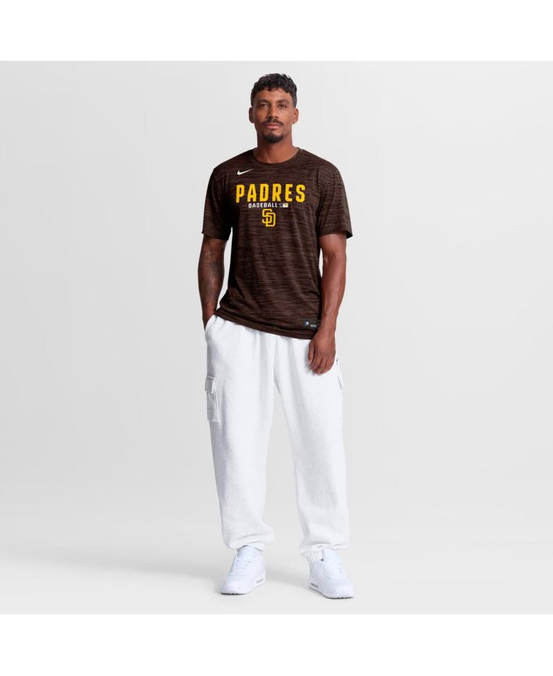 Men's Brown San Diego Padres Authentic Collection Velocity Dri-FIT T-Shirt