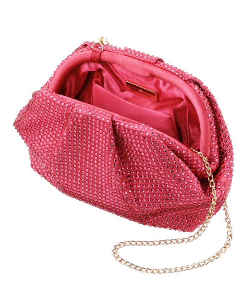 Crystal Encrusted Frame Clutch