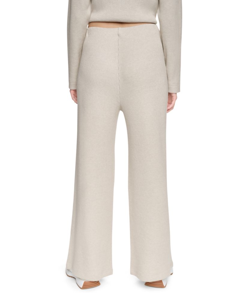 Petite Wide-Leg High-Waisted Pull-On Pants