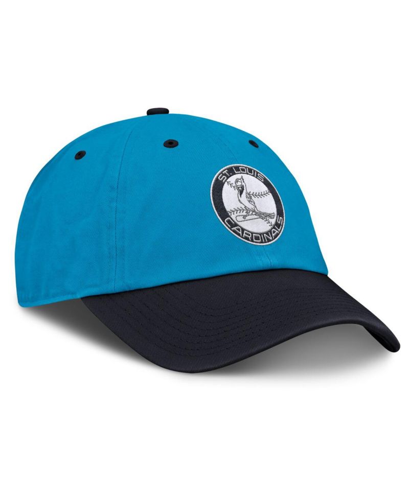 Men's Blue/Navy St. Louis Cardinals Neon 90s Club Adjustable Hat