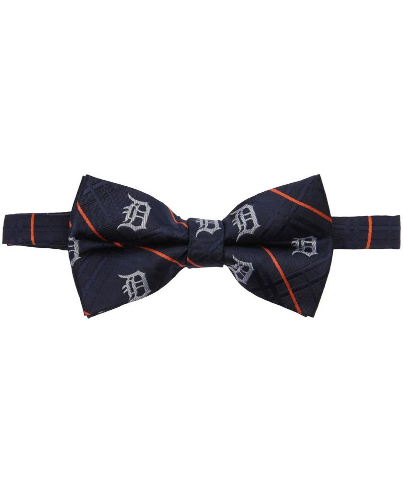 Men's Navy Detroit Tigers Oxford Bow Tie