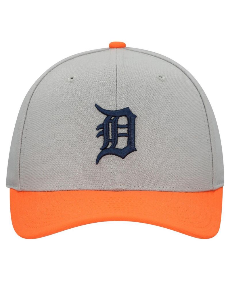 Men's and Women's Gray Detroit Tigers Basic Pro Adjustable Hat
