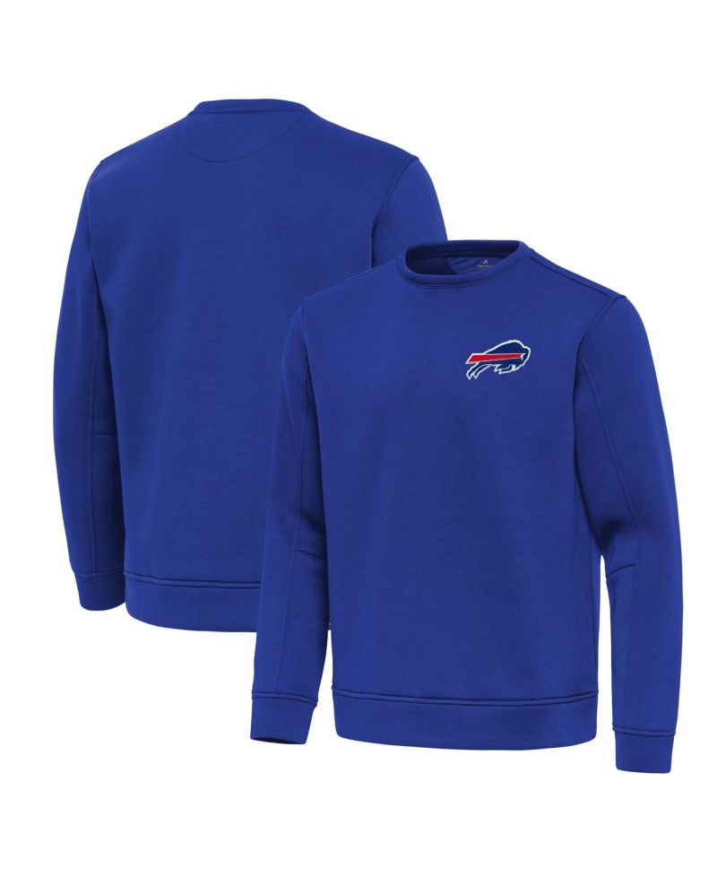Men's Relevant Buffalo Bills Crewneck Pullover Sweatshirt