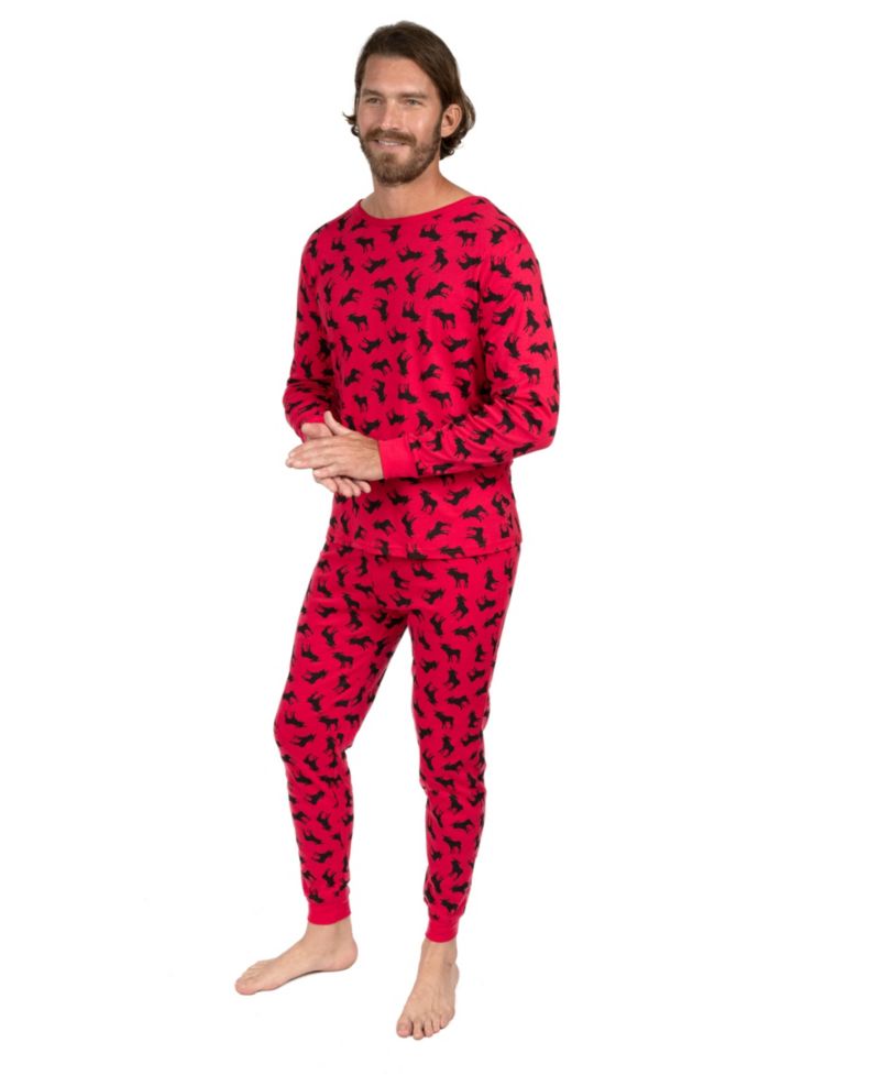 Big & Tall Men s Two Piece Cotton Holiday Pajamas