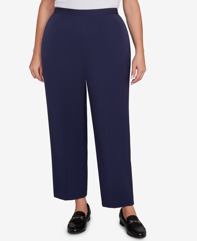 Plus Size Saratoga Springs Side Seam Pocket Average Length Twill Pants