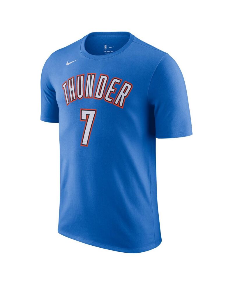Men's Chet Holmgren Blue Oklahoma City Thunder Icon Edition Name & Number T-Shirt