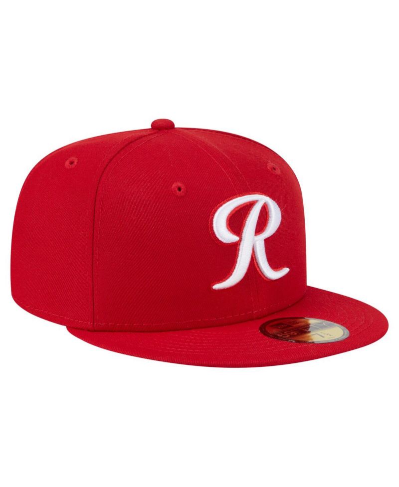 Men's Red Tacoma Rainiers Authentic Collection 59FIFTY Fitted Hat