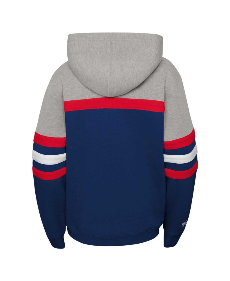 Big Boys and Girls Navy Washington Capitals Head Coach Pullover Hoodie