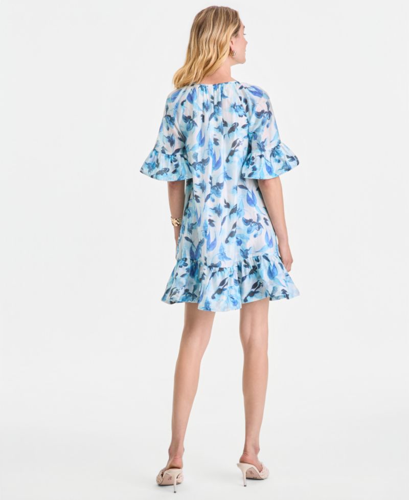 Women's Printed Short Sleeve Dress