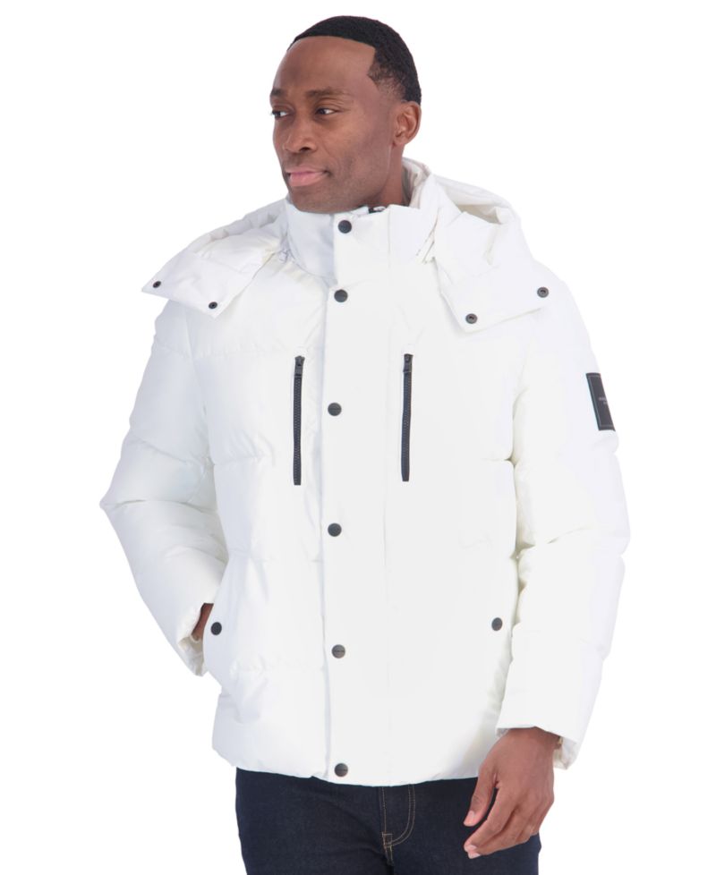 Men's Logo Parka Regular-Fit Jacket