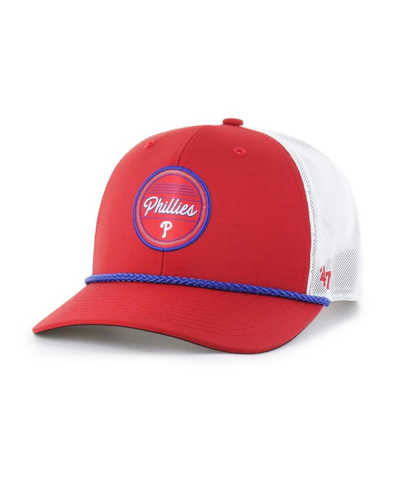 Men's Red/White Philadelphia Phillies Fairway Trucker Adjustable Hat