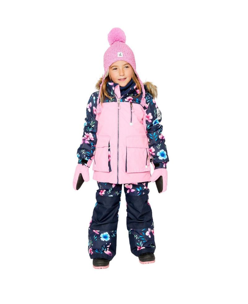 Little and Big Girl's (6-14) Two Piece Play Snowsuit