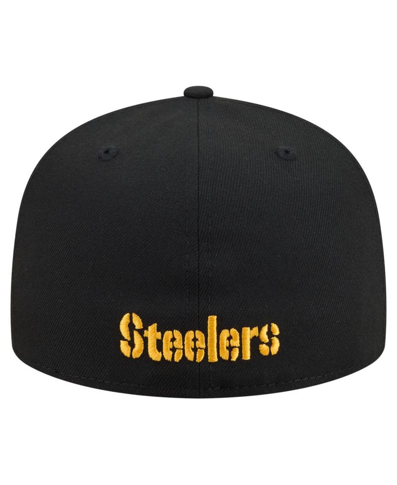 Men's Black Pittsburgh Steelers 59FIFTY Fitted Hat