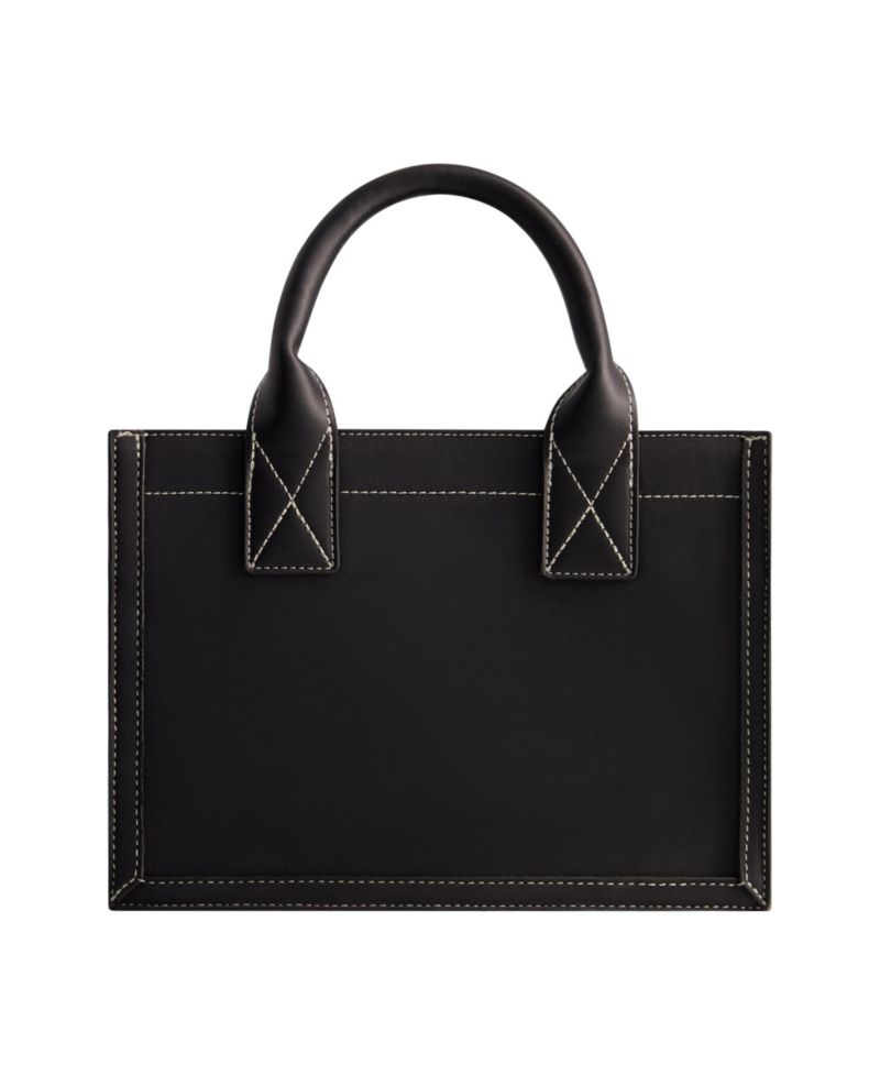 Modern Edge Suede Tote
