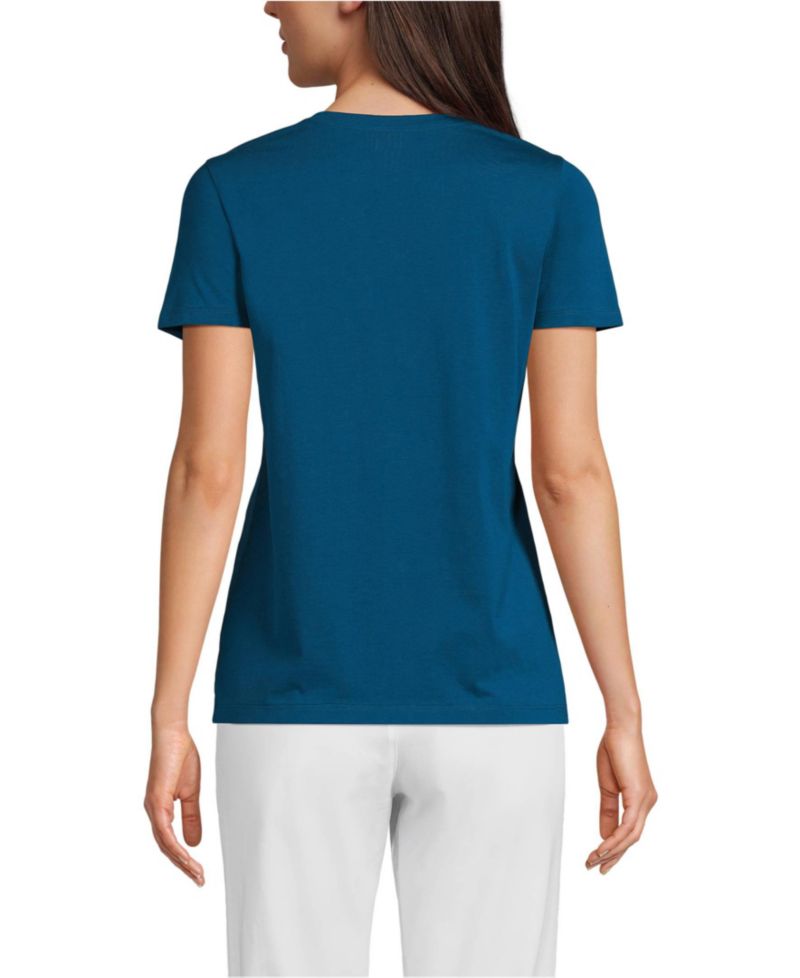 Women's Tall Supima Cotton V-neck T-Shirt