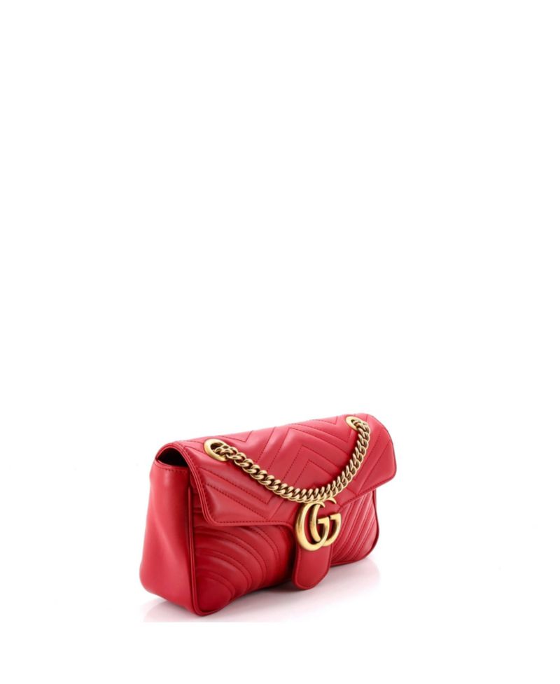 Medium GG Marmont Flap Bag Matelasse Leather