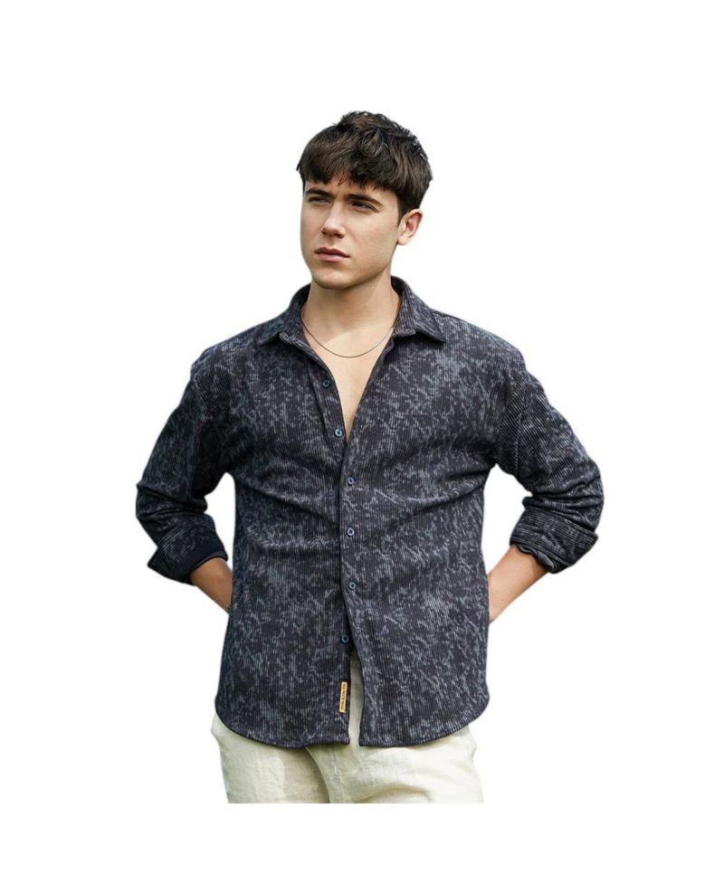Faded Corduroy Oversized Shirt