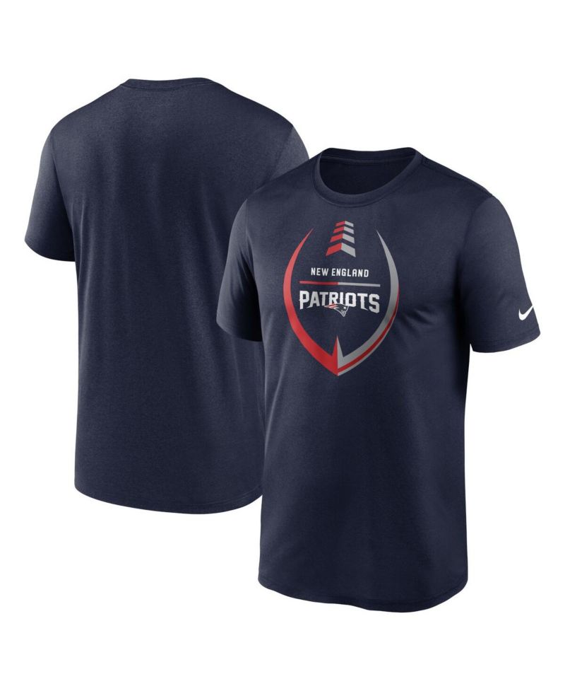 Men's Navy New England Patriots Icon Legend Performance T-Shirt