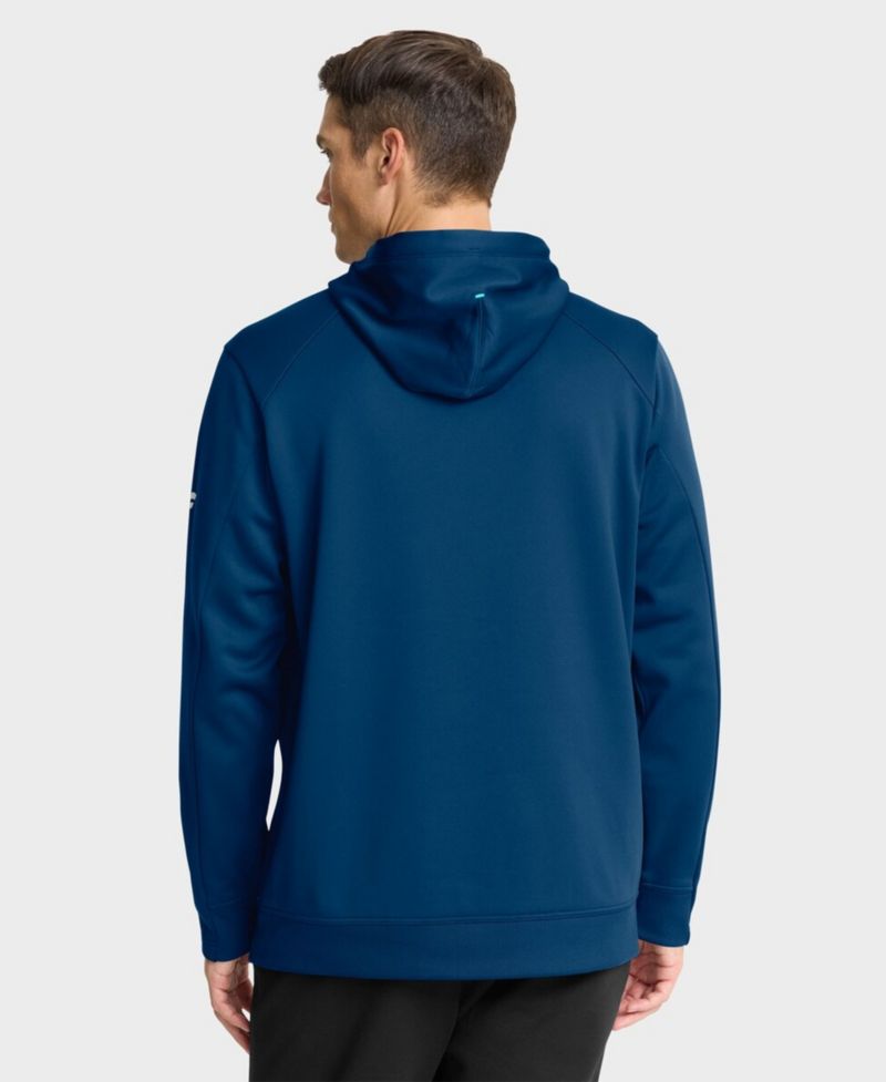 Men's Deep Sea Blue Seattle Kraken Authentic Pro Rink Hoodie