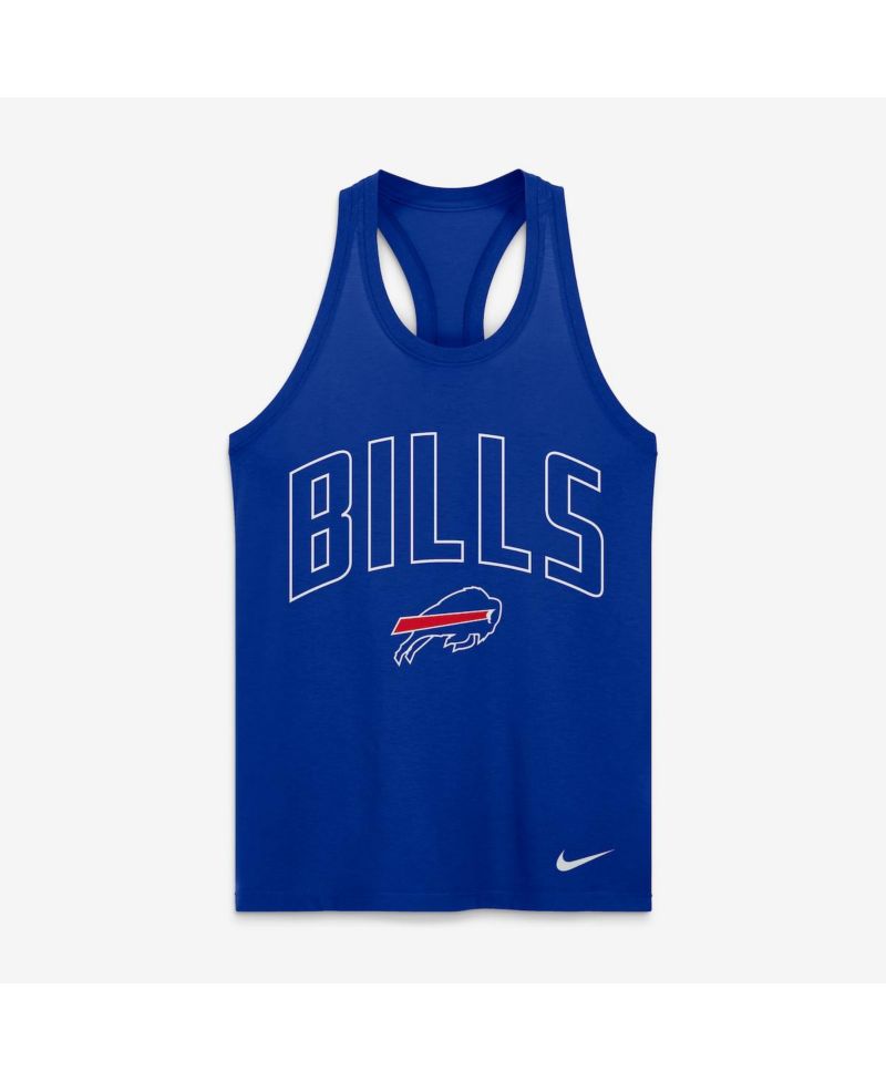 Women's Royal Buffalo Bills Primetime Tri-Blend Dri-FIT Tank Top