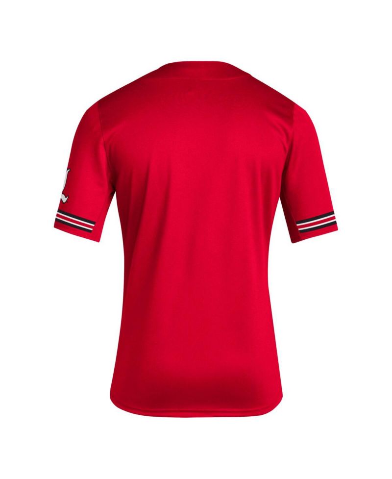Men's Red Louisville Cardinals Reverse Retro Replica jersey Baseball Jersey