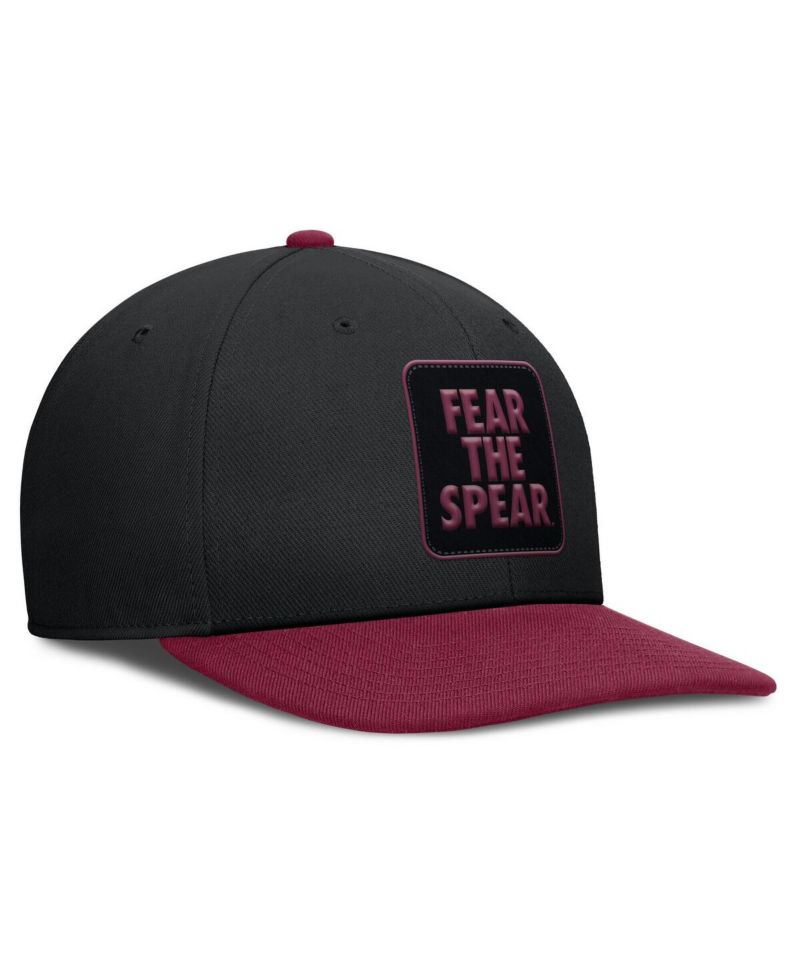 Men's Black/Garnet Florida State Seminoles 2025 Sideline Campus Pro Local Snapback Hat