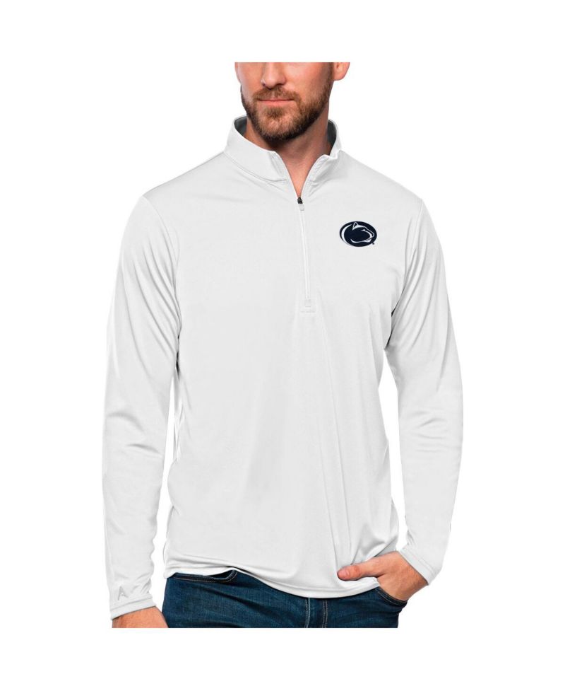 Men's White Penn State Nittany Lions Tribute Quarter-Zip Top