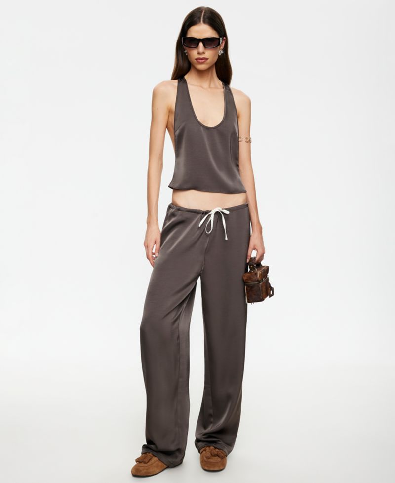 Women's Solid Drawstring Pants