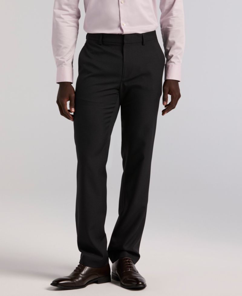 Men's Modern-Fit Stretch Solid Resolution Pants