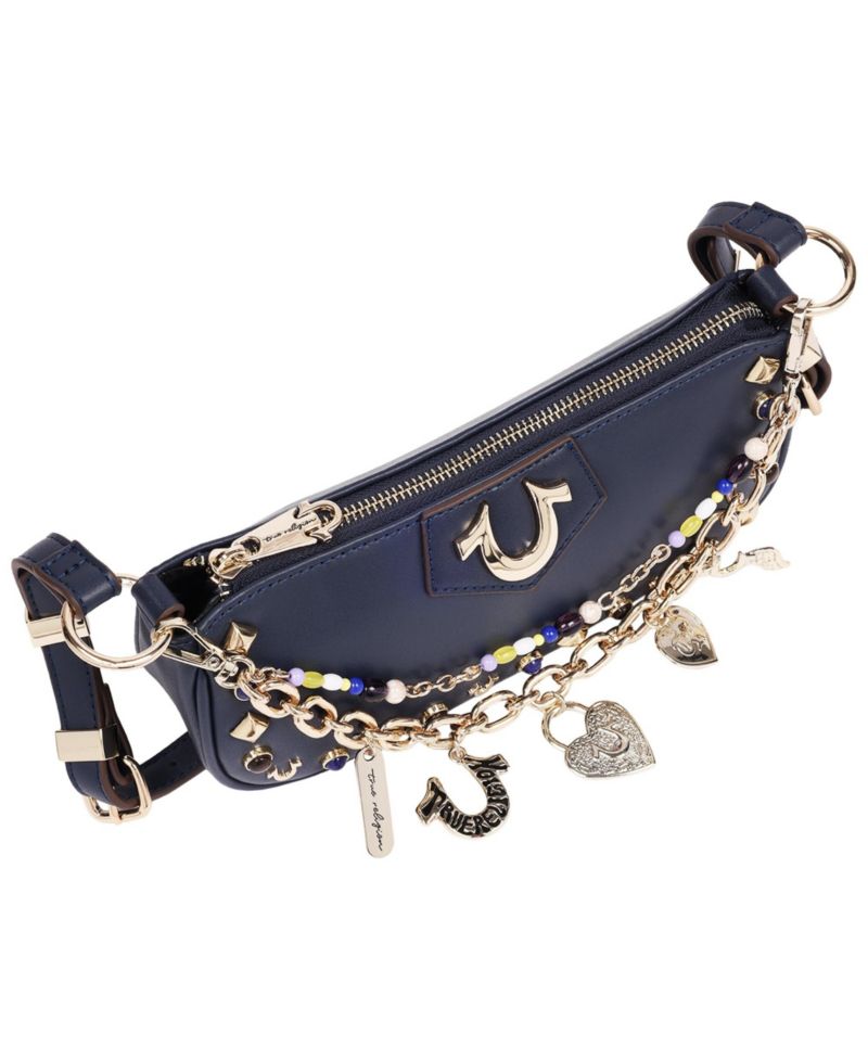 Chain and Studs Shoulder Bag