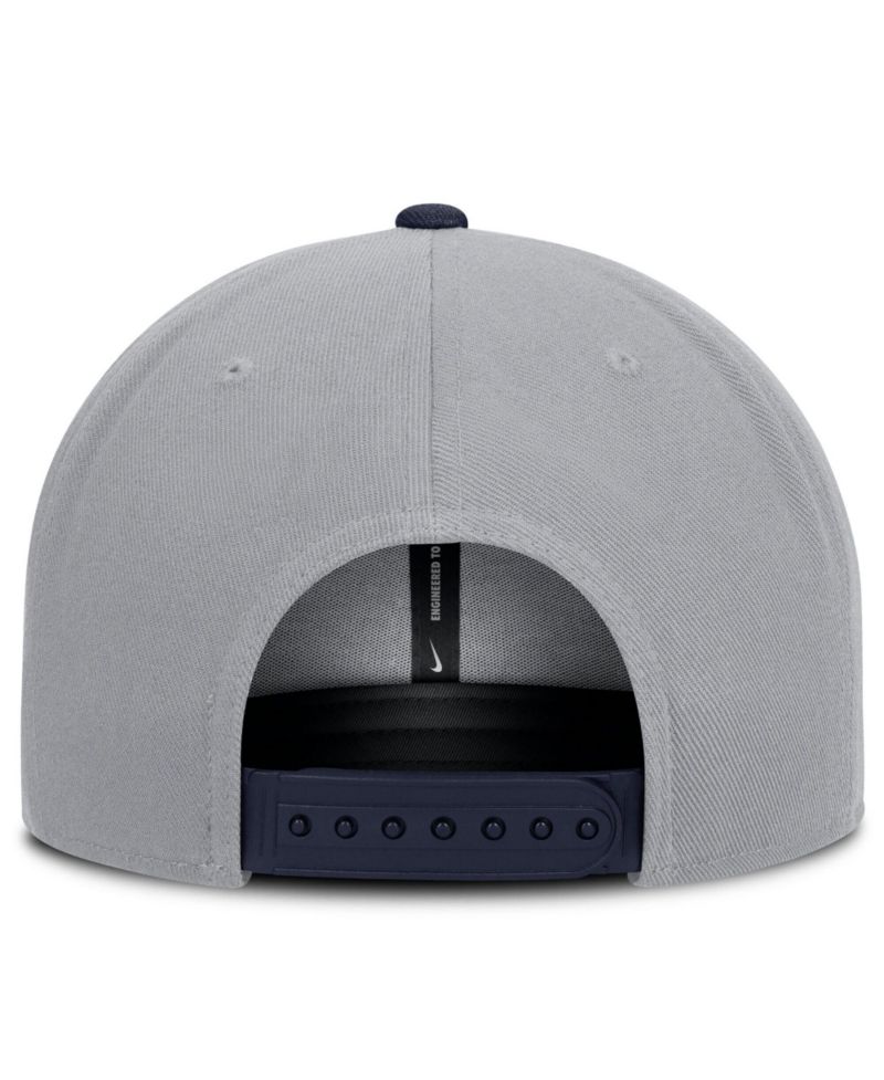 Men's Gray/Navy Houston Astros Primetime Pro Dri-FIT Snapback Hat