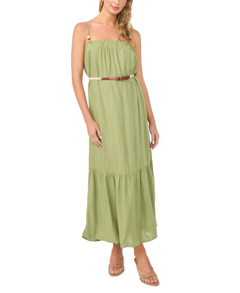 Women's Blend Elastic Bust A-Line Maxi Dress