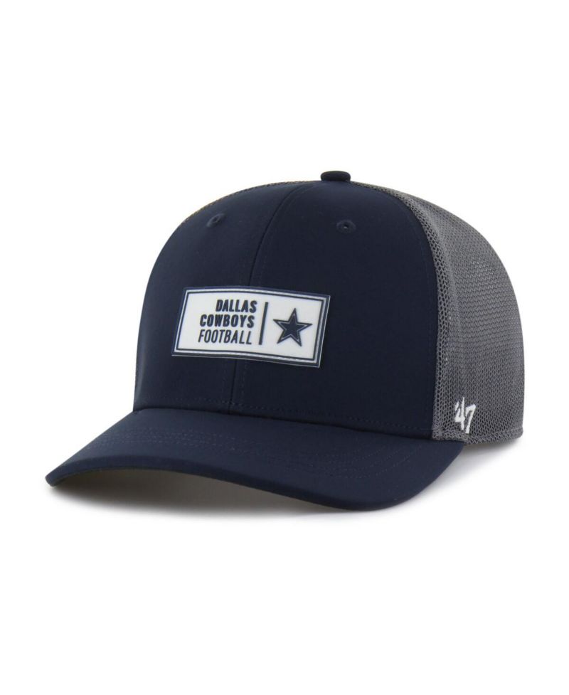 Men's Navy Dallas Cowboys Cypher Adjustable Trucker Hat
