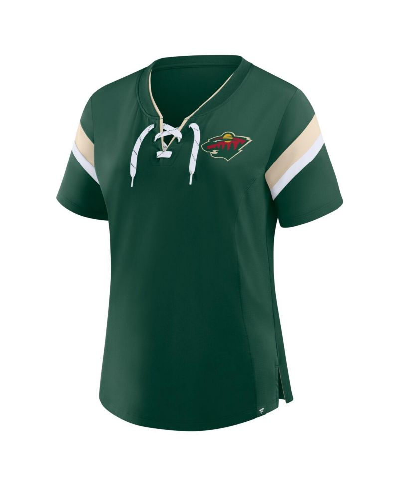 Women's Green Minnesota Wild Offside Athena T-Shirt