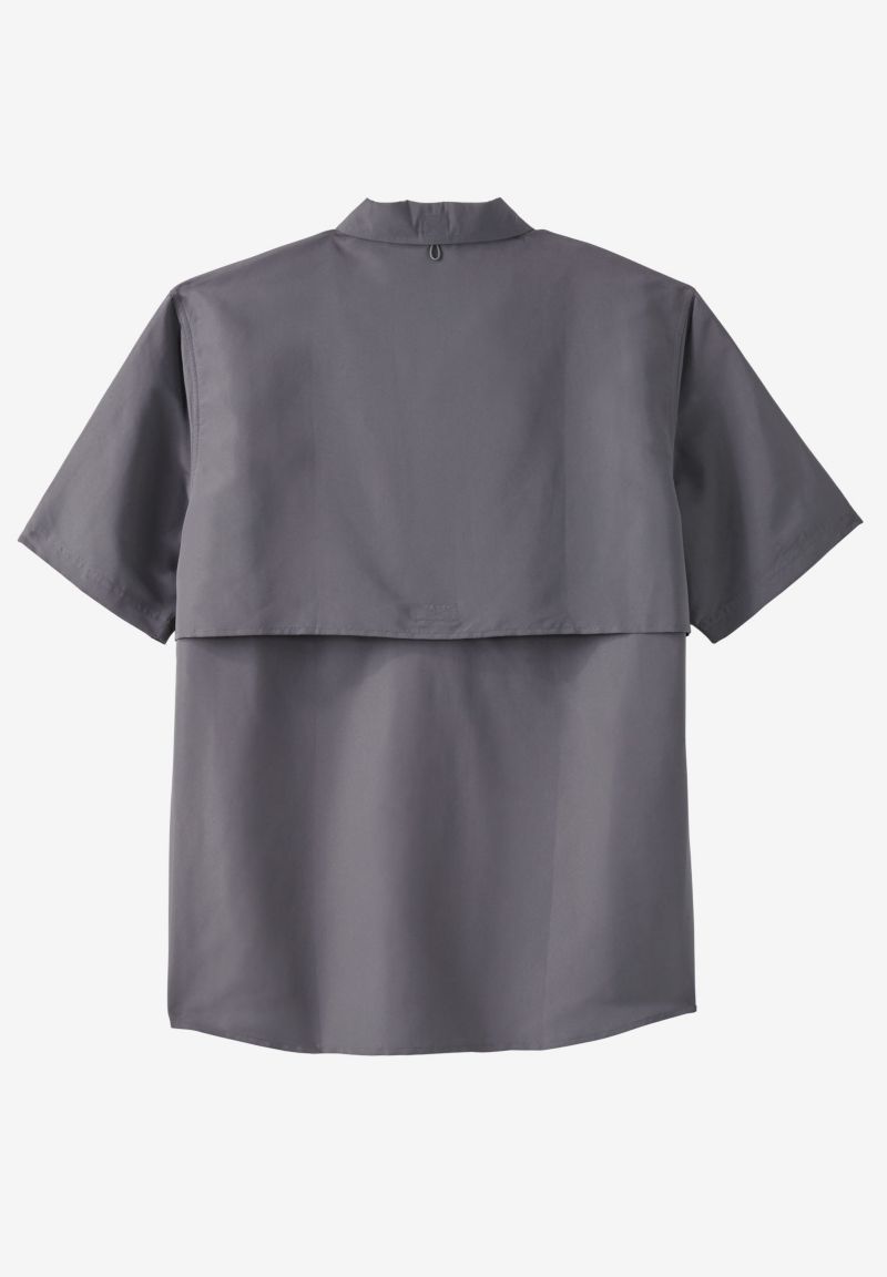 Men's by KingSize Off-Shore Short-Sleeve Sports Shirt