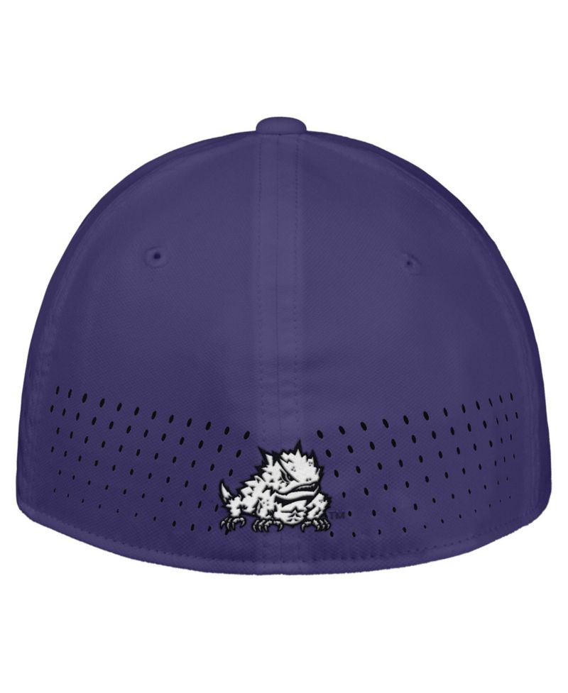 Men's Purple TCU Horned Frogs 2026 On-Field AeroBill SwooshFlex Dri-FIT Hat