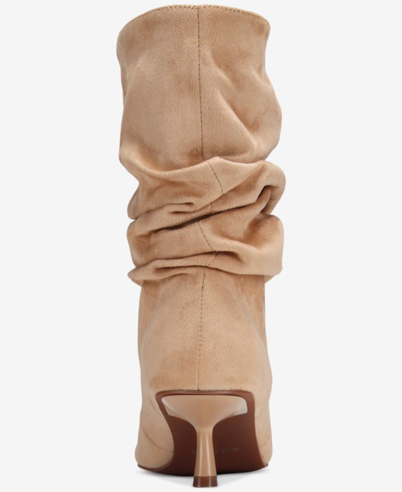 Women's Nyla Slouch Heeled Dress Booties - Extended Sizes Available