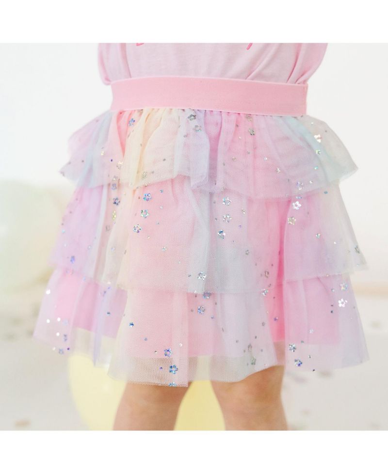 Little Girls Fairy Dust Tiered Tutu