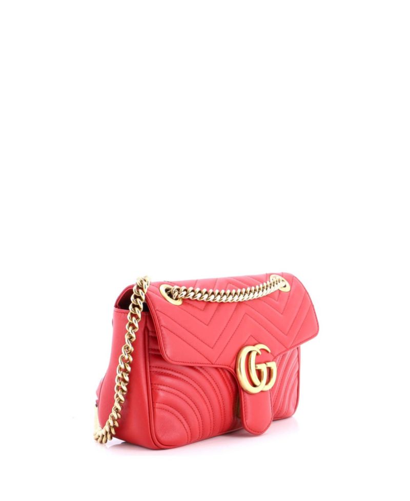 Medium GG Marmont Flap Bag Matelasse Leather