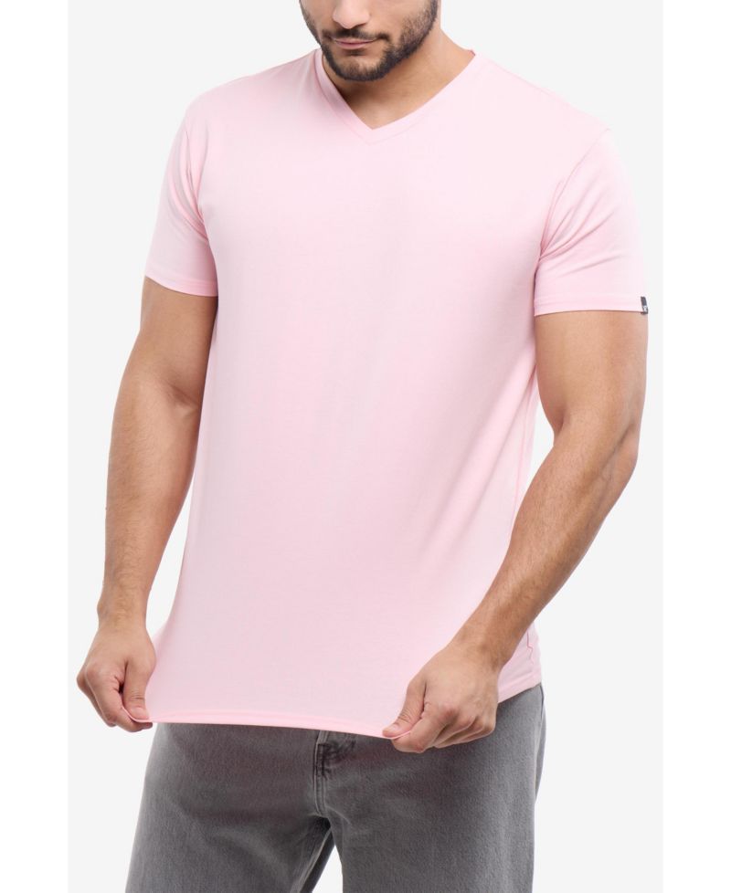Men's Basic V-Neck Short Sleeve T-Shirt