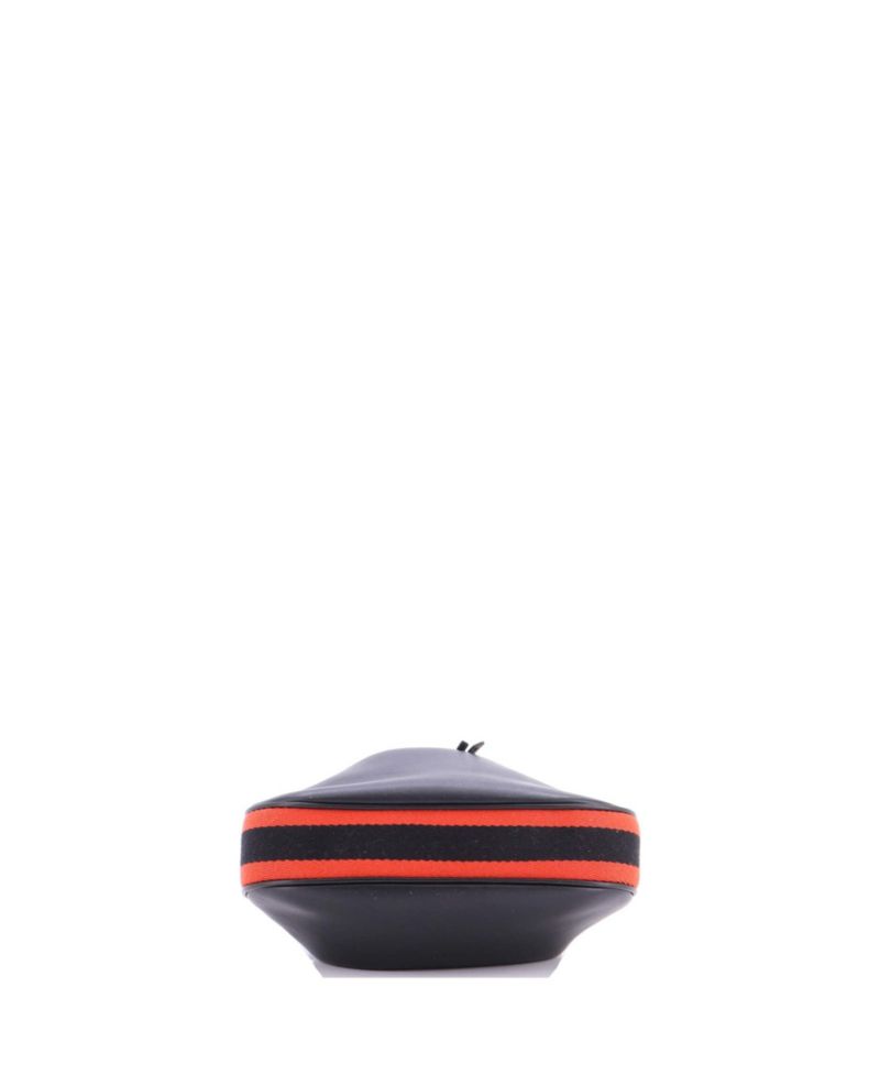Small Attache Shoulder Bag Leather