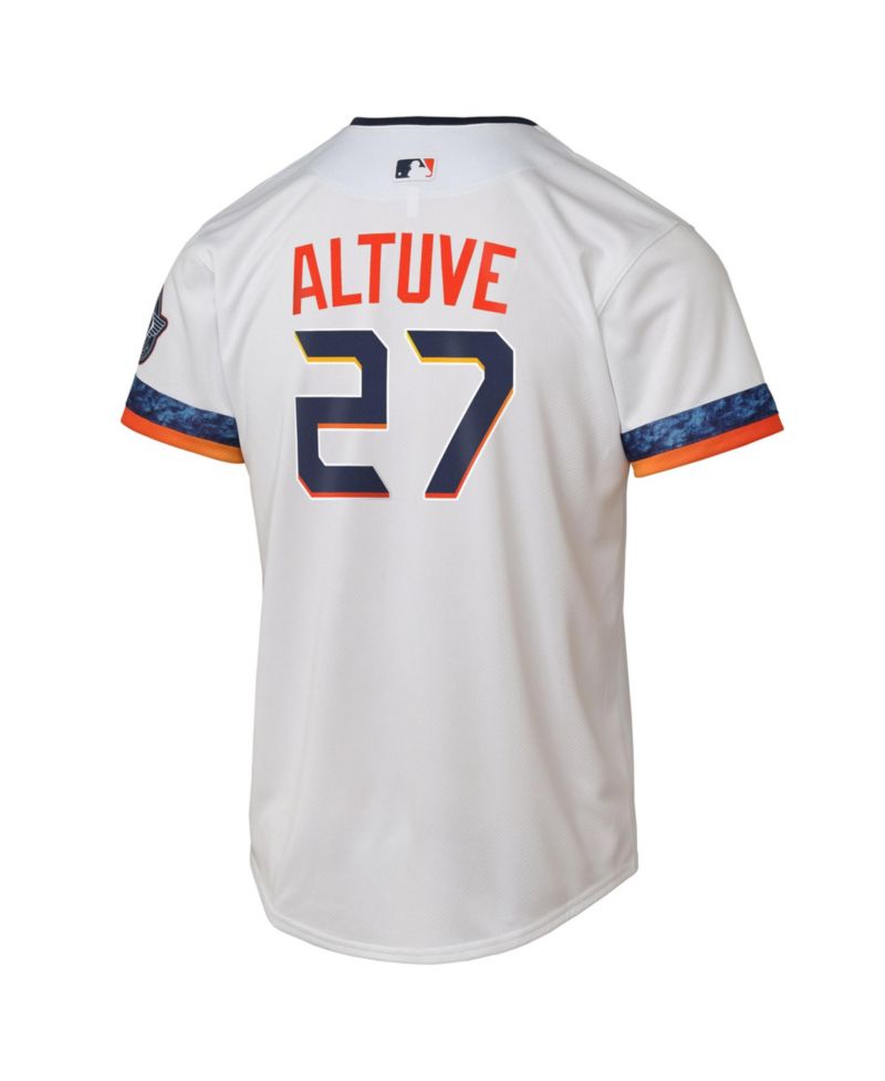 Big Boys and Girls Jose Altuve White Houston Astros 2025 City Connect Limited Player Jersey