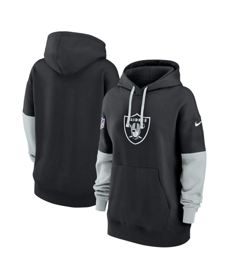 Women's Black Las Vegas Raiders Sideline Essential Hoodie