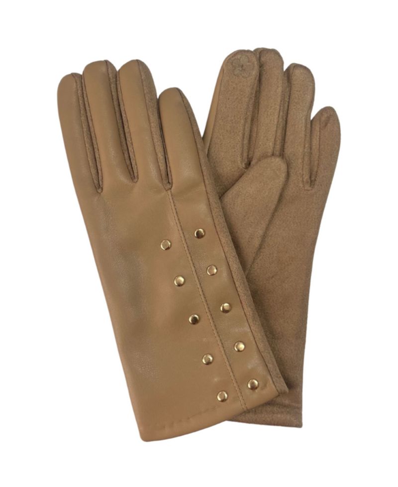 Leather Glove with Studs
