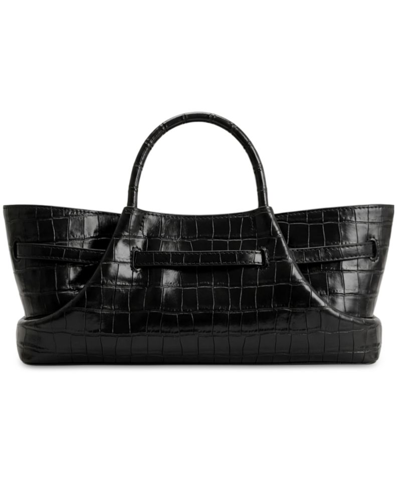 Maeve Dachshund Metal Charm Medium Tote Handbag