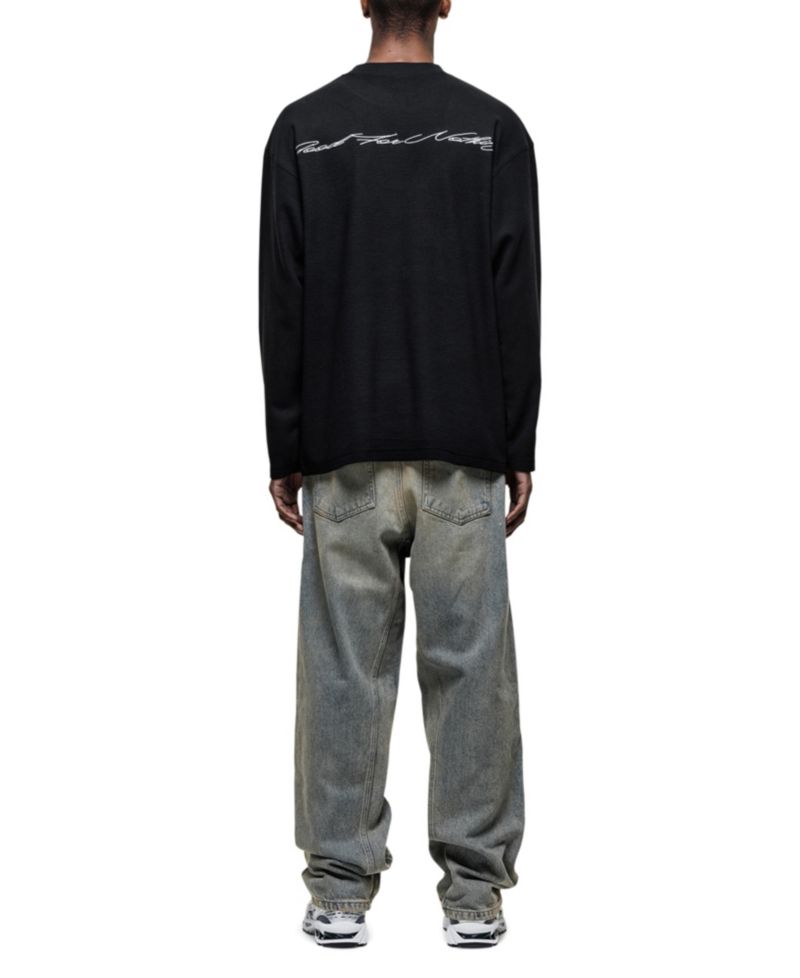 Men's Scribble Long-Sleeve Waffle T-Shirt